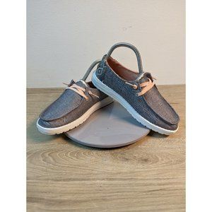 Women's Hey Dude Wendy Boho Grey Shoes style 121413238 sz 7